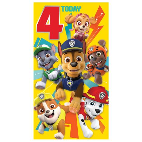4 Today Paw Patrol Birthday Card £2.10